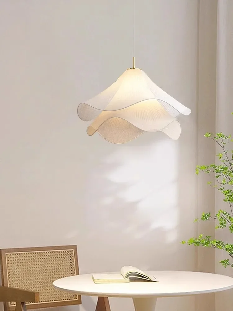 Pendant Lights Nordic Flowers Cloth For Dining Room Kitchen Chandelier Indoor Lighting Bedroom