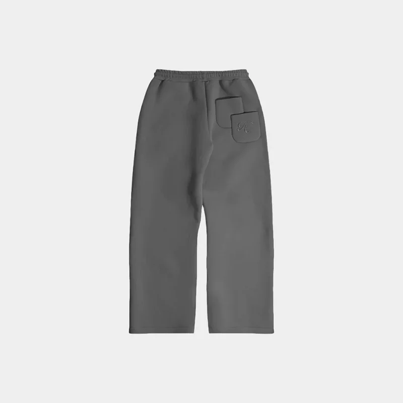 Y2K بنطال رياضي فضفاض غير رسمي بنطال شكل نجمة وجيب مربع مطرز بخصر مطاطي بنطال رياضي للرجال والنساء ملابس شارع مريحة