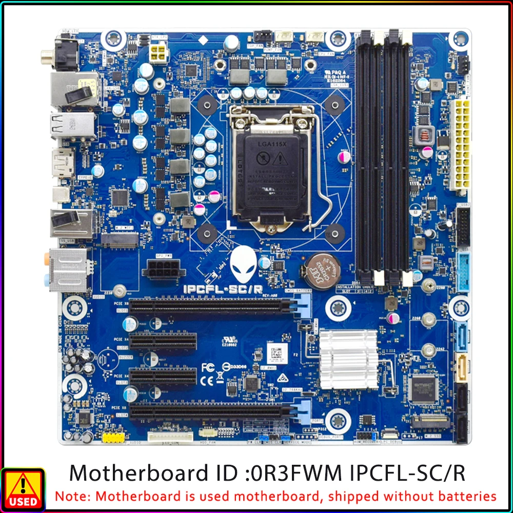 Per Scheda Madre Muslimate Ipcfl-Sc/R Dell Alienware Aurora R8 Lga1151 Z370