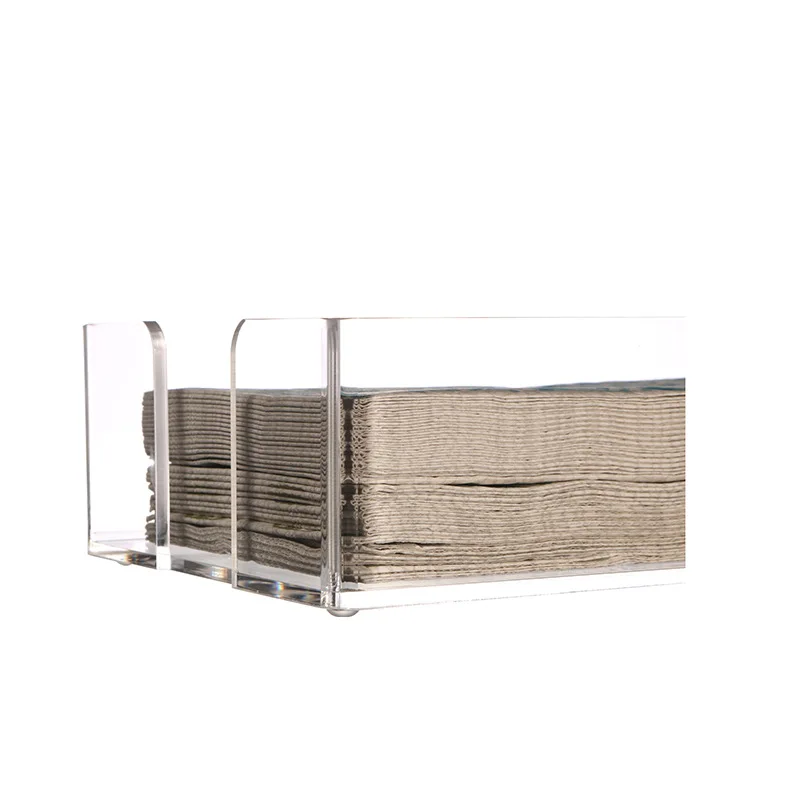

Organizer Household Sitting Room Tissue Holder Box Holder Home Hotel Towel Napkin Box Clear Rectangle Acrylic Tissue Box
