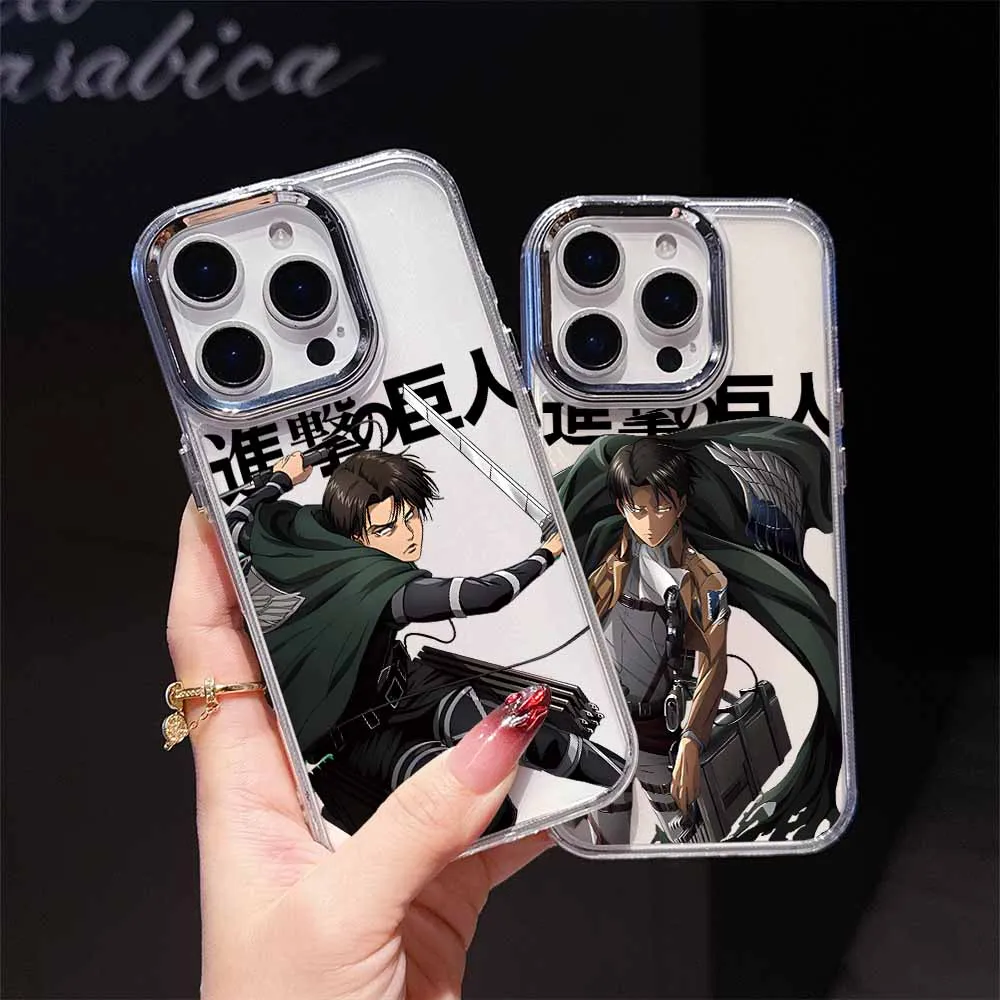 Anime Attack on Titan Transparent Soft Phone Case