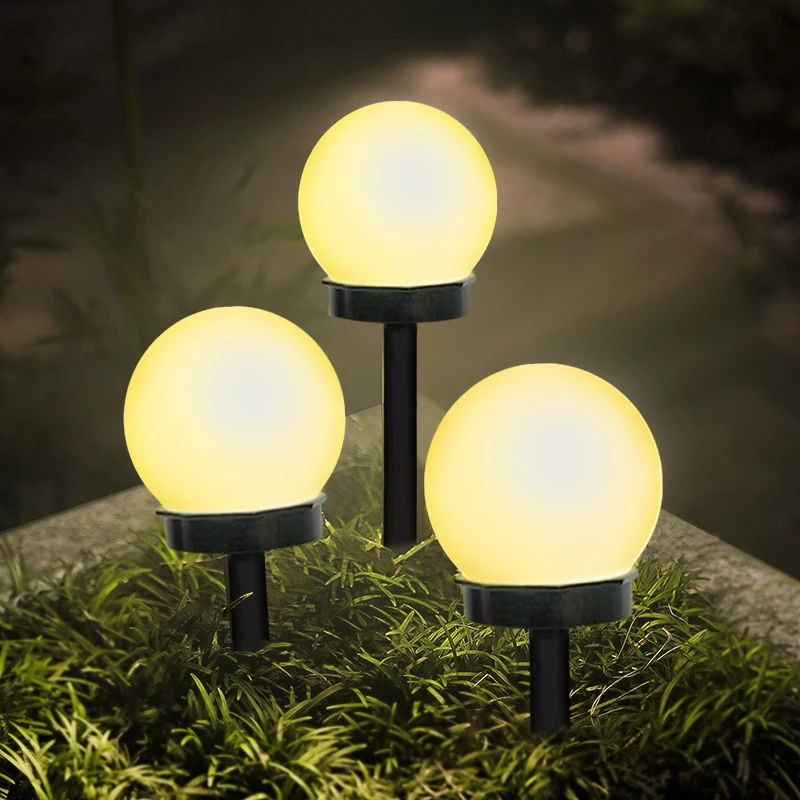 solar lights for backyard Solar Garden Light Outdoor LED Street Lamp Waterproof Lawn Light Pathway Landscape Lamp White Bulb Decorate Home Yard Driveway led solar lights