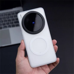 Magnetic Skin Feel Matte Transparent Back Cover with Built - in MagSafe for Vivo X200 Pro (White)
