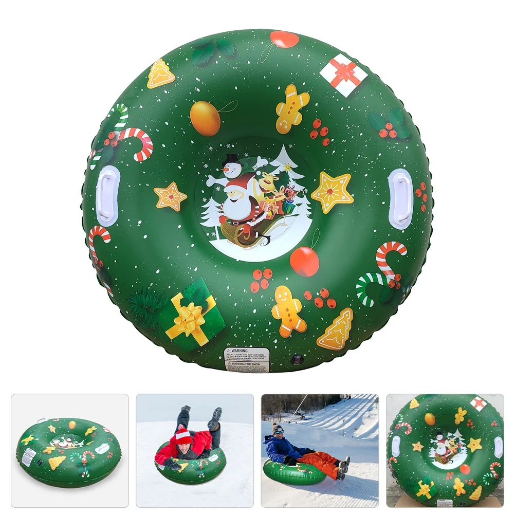 

Ski Ring Inflatable Circle for Winter Tube Sleigh Sled Baby Snow Tubing Kid Toys Xmas The