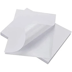Printable Vinyl Sticker Paper Self-Adhesive Waterproof White For & Inkjet Printer 8.5X11 Inch