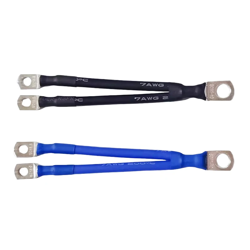 1Set 7AWG Weiches Silikondraht Hitzebeständiges Silikon-Silikagel-Drahtkabel mit Kupfernase für BMS-Batterie-Schutzplatine – Detail 4