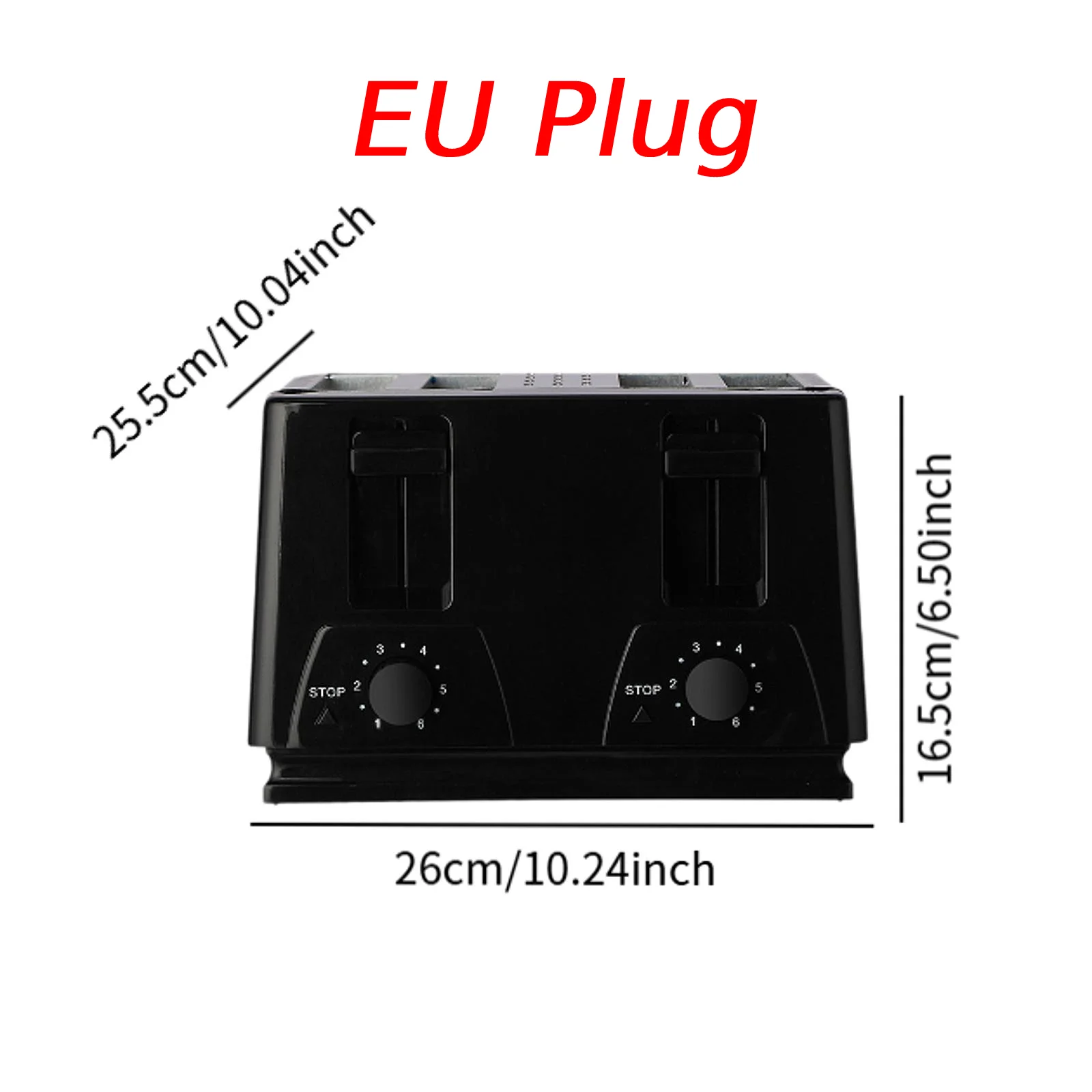 black EU Plug