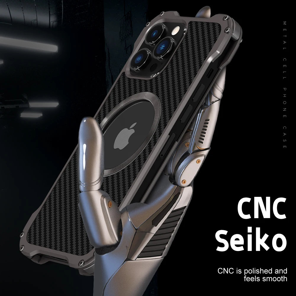 Funda-de-tel-fono-de-fibra-de-carbono-de-Metal-resistente-para-Iphone