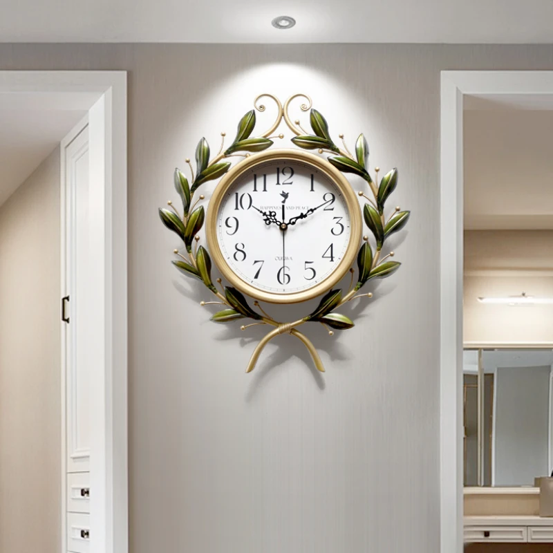 Orologio Da Parete Dal Design Silenzioso Vintage Nordic Cute Digital Needle House Clock Wall Articoli Unici Mobili Da Camera Daparete