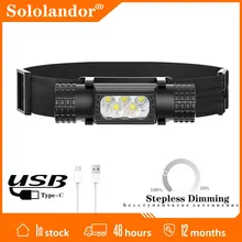 

Mini XPG2 U2 L2 LED Headlight 5000LM White 7000-8000K Flashlight 18650 Battery Headlamp Type-C USB Head Light Lamp Flash Torch