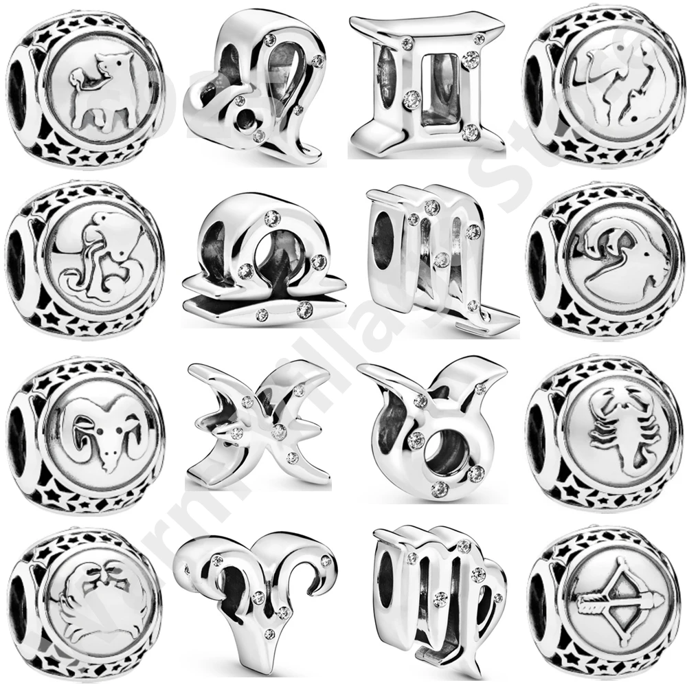 

Twelve constellations suitable for original pendant bracelet pendant sterling silver jewelry bracelet jewelry new European style