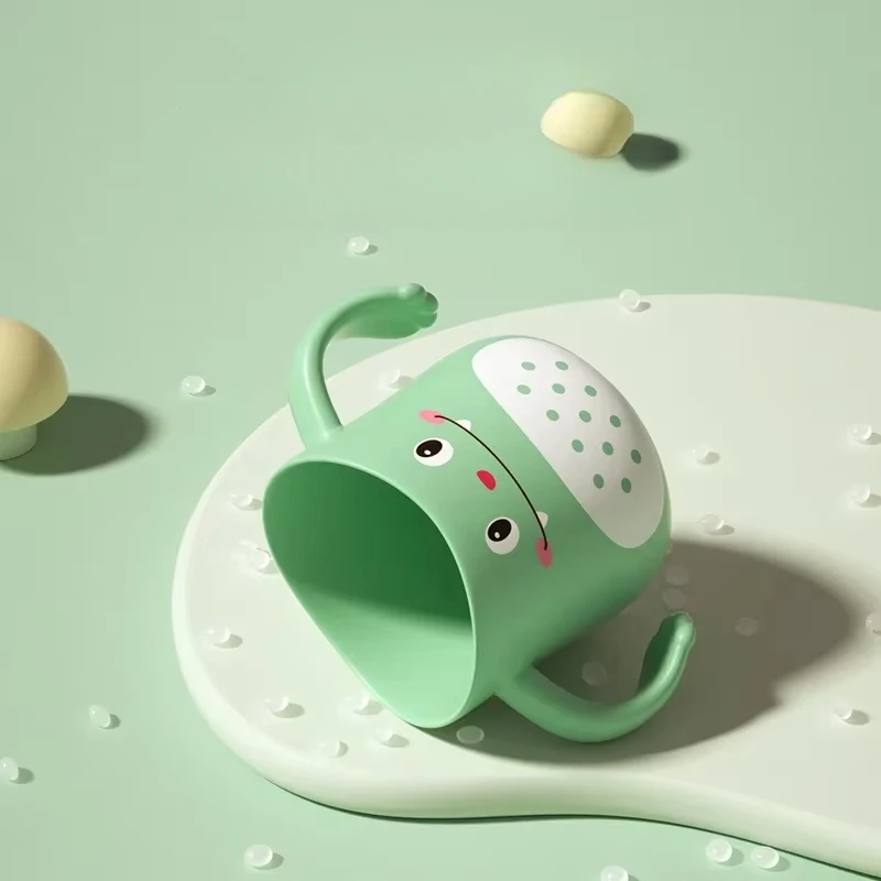 Cute Cartoon Children's Toothbrushes Cup Washing Cups Animals Dinosaur Shaped Anti Drop Mouthwash Cup for Baby Boys and Girls