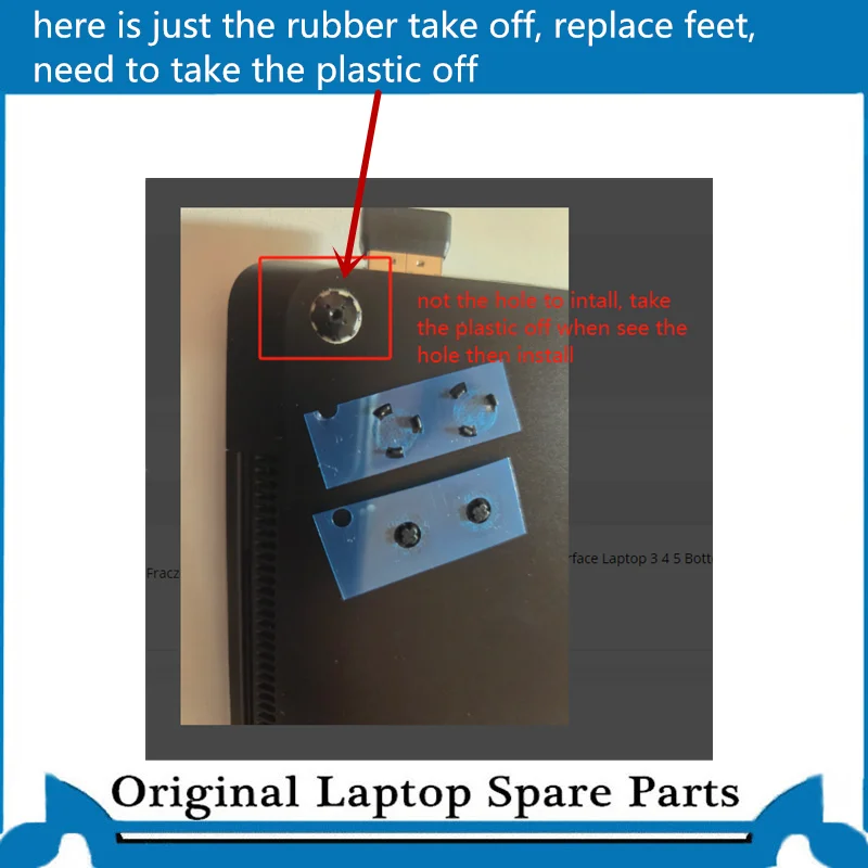 Durable Replacement Rubber Feet for Laptops - Various Colors Available