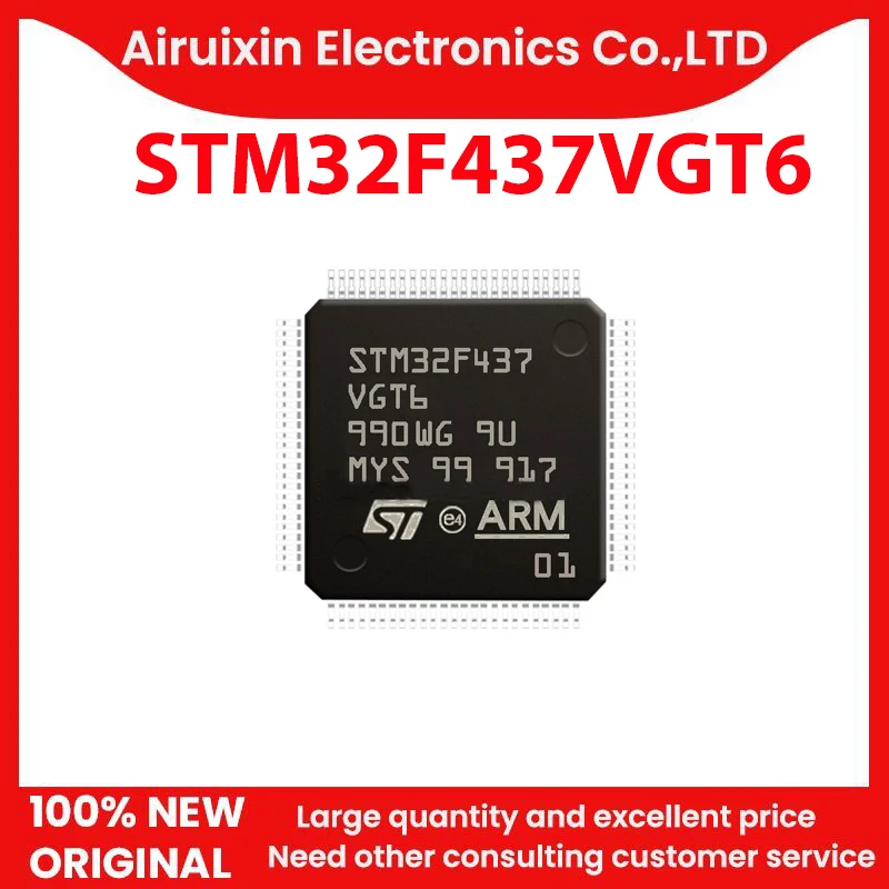 

100% новые и оригинальные STM32F437VGT6 LQFP100 1 шт./лот