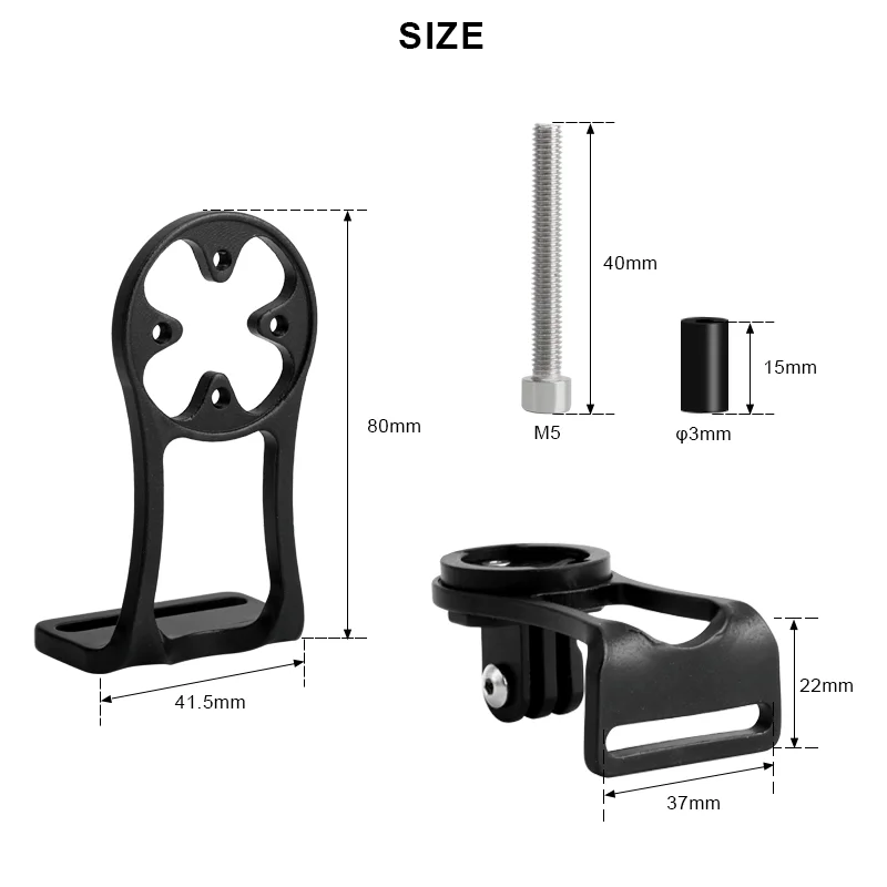 Garmin Stem Mount Bicycle Computer Mounts For Garmin, Cateye, Stages ...
