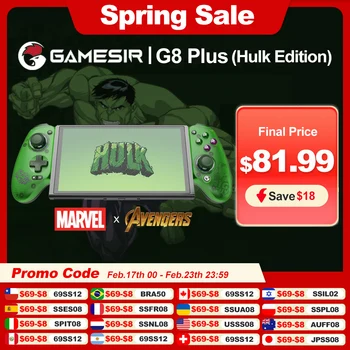 Gamesir G8 Plus Hullk Marvel Limited Edition Wireless Mobile Gaming Controller Gamepad for Nintendo Switch Tablet Smart Phone PC 1