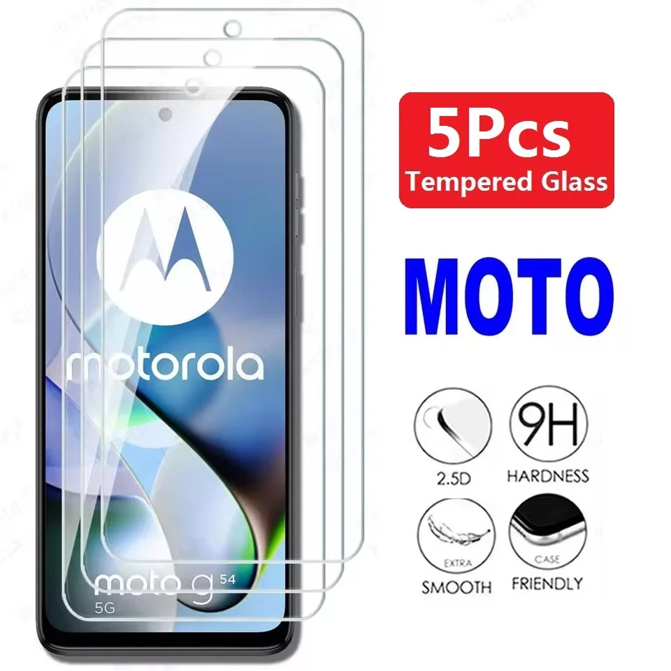 Premium Tempered Glass Screen Protector Film (5-Pack)