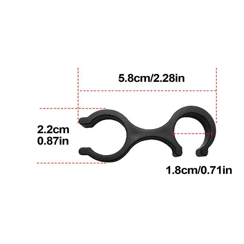 4pcs Trekking Poles Connector Hiking Pole Clips Connectors for Outdoor Sports Hiking