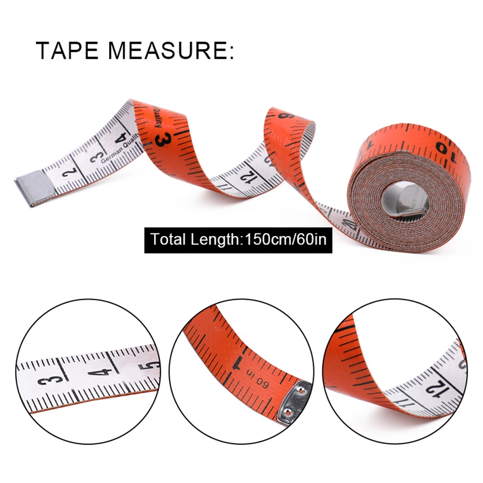5PCS Soft Measuring Tape Measure Tailor's Tape