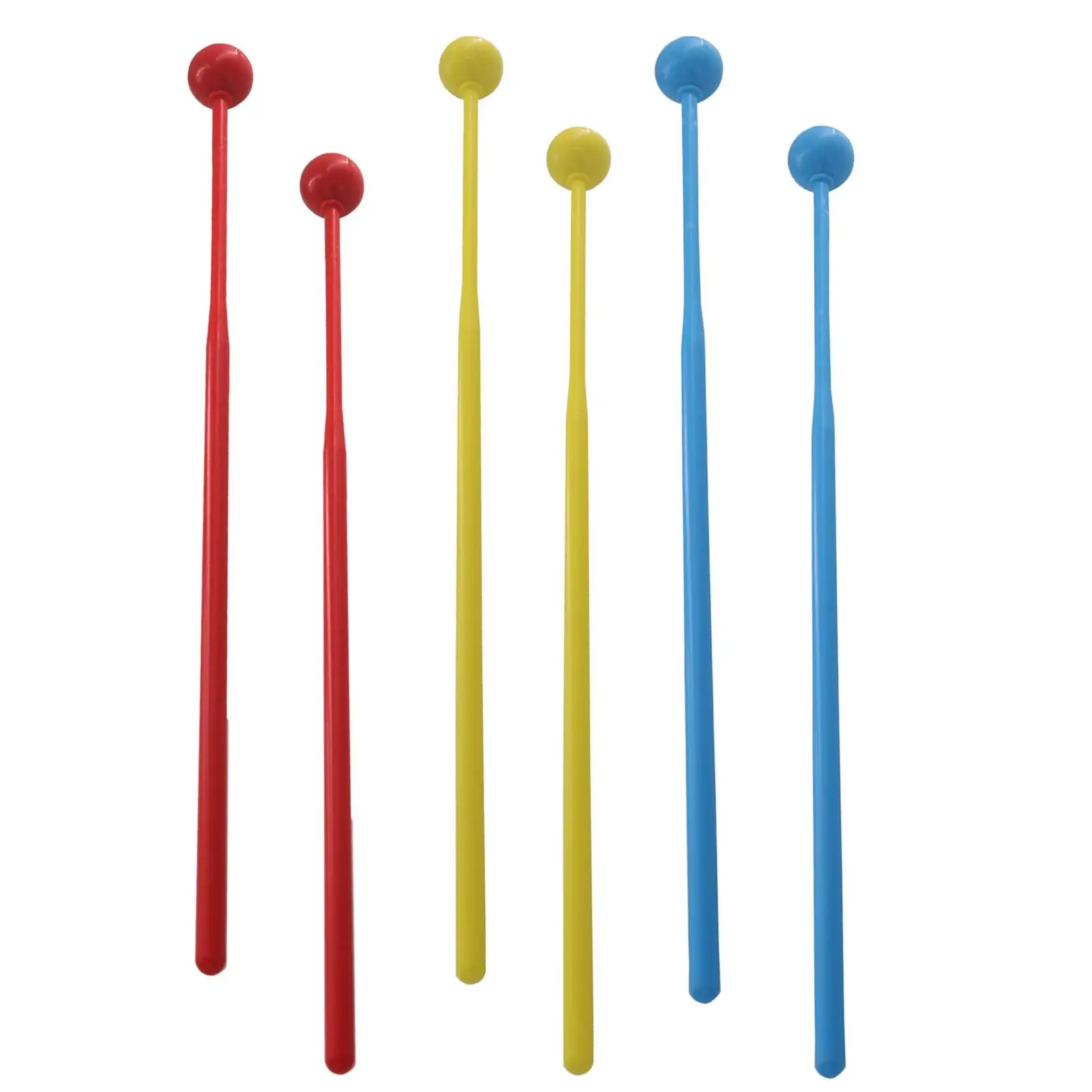 

2 Pieces Percussion Sticks Hammer 11.8 inch Length Xylophone Mallets Glockenspiel Mallets for Drum Woodblock Child Drummers Bell