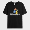 Windows 95 Graphic Men‘s T-Shirt  Women's Tee Windows XP Classic Computer System Print pattern  Tee Cotton Tees Funny Shirt 3