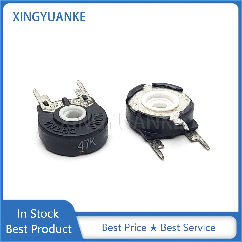 Potentiometer Kit Adjustable Resistor PT15 B1K B2K B5K B10K B20K B47K B50K B100K B500K B1M Vertical Oval Hole Trimmer 10PCS