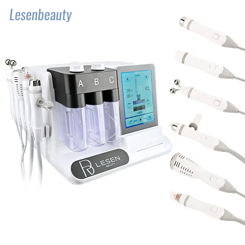 

6 in 1 Hydra Peel Dermabrasion Visually Facial Peeling Skin Rejuvenation Lifting Tightening Anti-aging Oxygen Injection