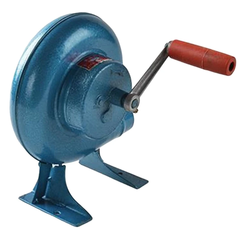 

Household Hand Crank Blacksmith Forge Blower Cooking Manual BBQ Fan Air Blower