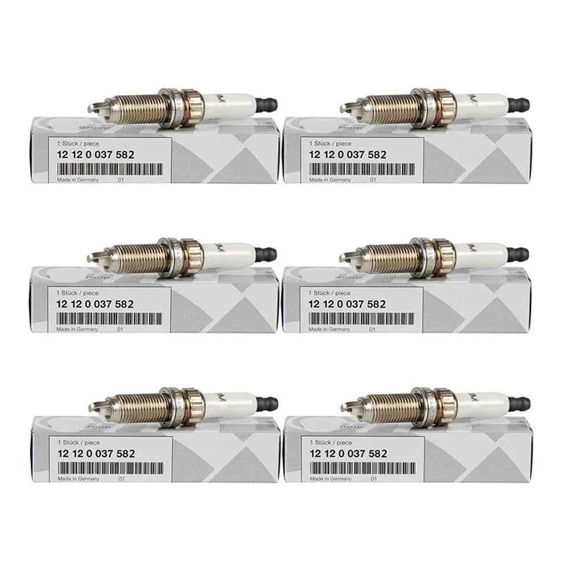 

4/6PCS 12120037582 ZR5TPP33-S Iridium Spark Plug For BMW E90 E91 E92 F10 F13 135i 435i 535i 640i X1 X3 X5 12 12 0 037 582