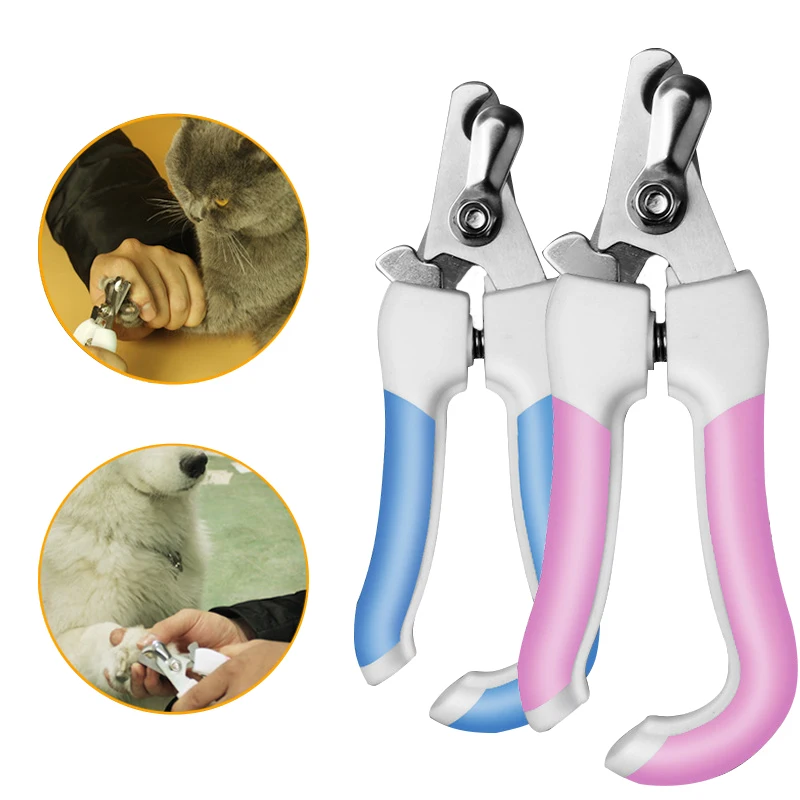Pet Nail Clipper Scissors Pet Dog Cat Nail Toe Claw Clippers Scissor LED Light Trimmer Grooming Tools Animals Supplies Pet Nail Clipper Pet Nail Scissors