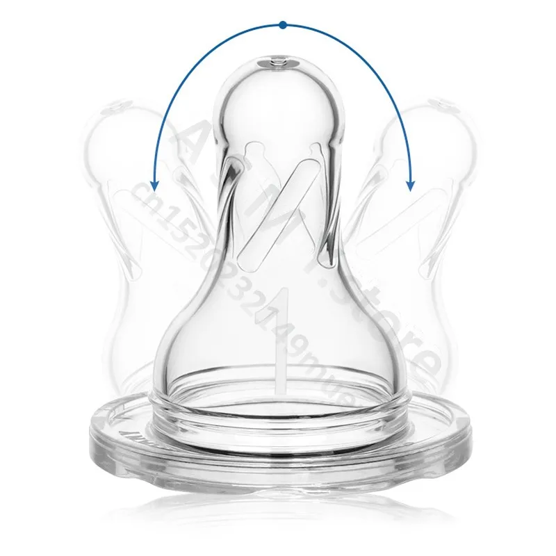 Dr. Brown's standard mouth nipple newborn each stage of baby nipples food grade silicone nipple