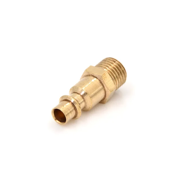 1Pc Kompressziós Szilárdsági Korrózió -Ellenállás Gyors Csatoló Légvonal Tömlő Hím Csatlakozó Légitársaság Szerelvények 1/4 "Npt Szerszám - Image 4