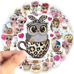 10/30/50pcs Kawaii Cartoon She-Owl Stickers for Notebook Laotop Tablet Phone Waterproof Graffiti Kids Sticker Decals Classic Toy