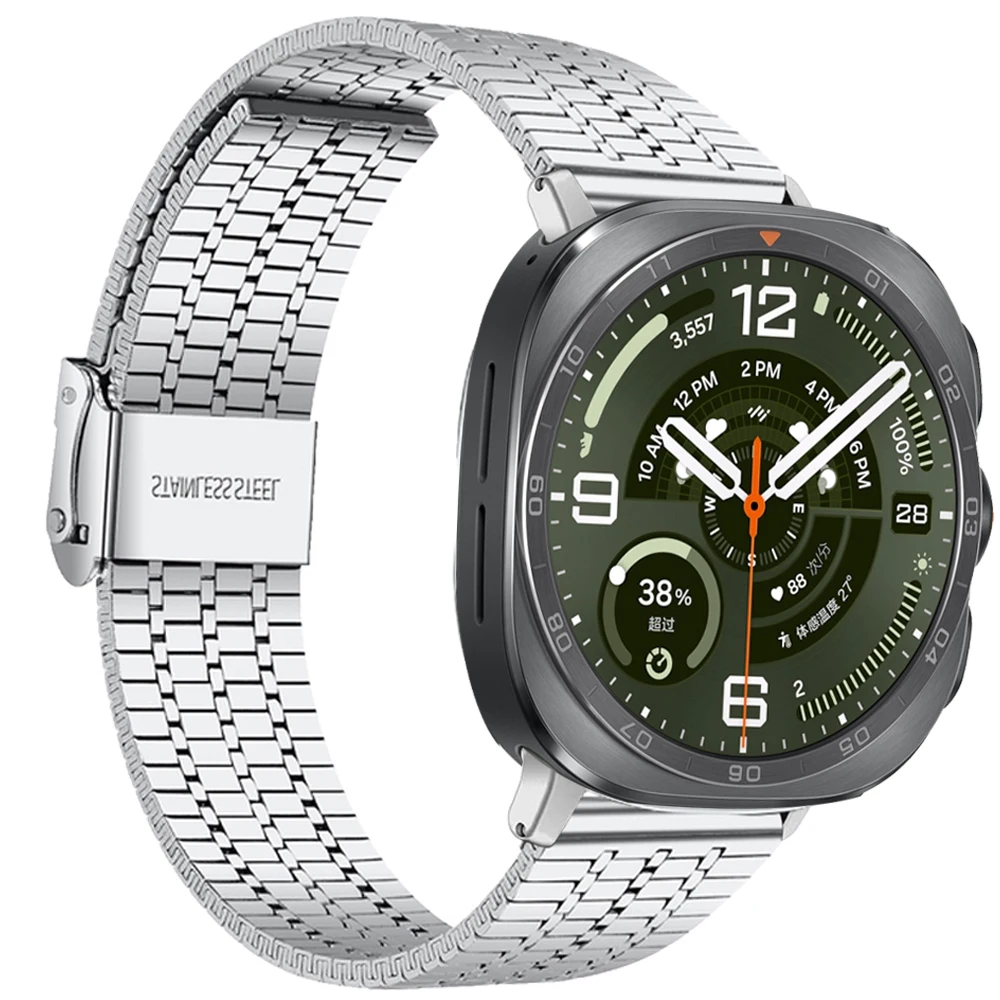 Premium Stainless Steel Smartwatch Bracelet Strap Accessory