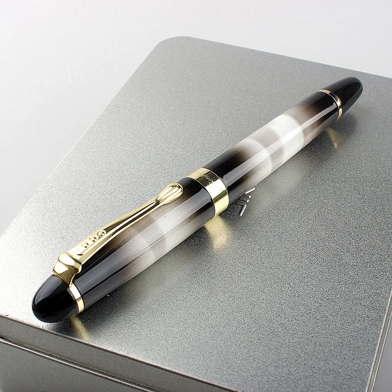 Jinhao X450 High Quality Luxury Metal Gel Pen Writing Roller Pen Office School Stationary Pen 0.7MM Ballpoint Pens jinhao x450 matte black metal roller ball pen with gold clip school office stationery brand men writing ball pens gift a2