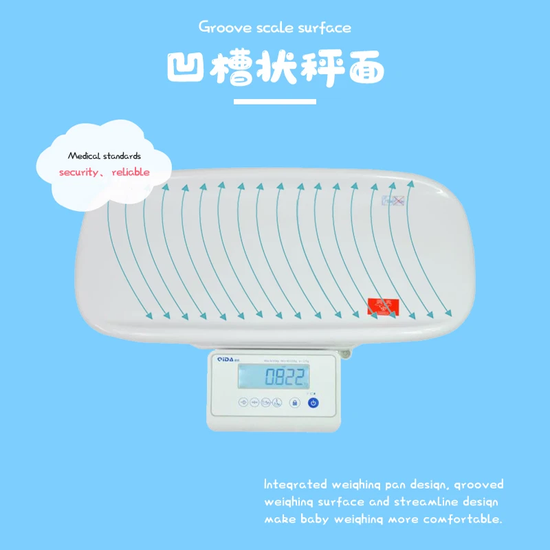 New Model Hospital Household Electronic Digital Baby Weight Scale with LCD Screen，Lactation Scale Baby