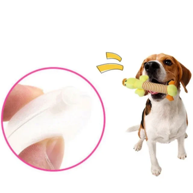Cute Pet Dog Cat Plush Squeak Sound Dog Toys Funny Fleece Durability Chew Molar Toy Fit for All Pets Elephant Duck Pig 2