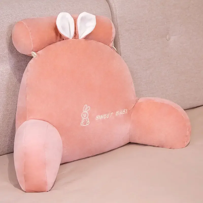 Almohada de lectura Sofá Cama Triángulo Respaldo Cojín Oficina en casa Lectura  Almohada Rosa Rosado Magideal Almohada de lectura