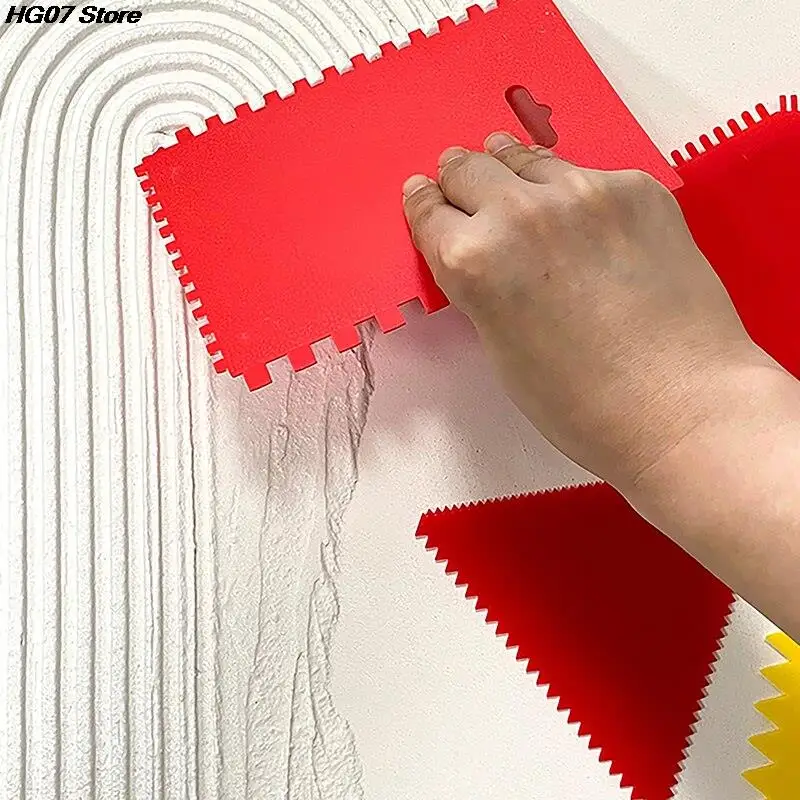 Professional Pottery Graining Pattern Scraper Wall Painting Decoration DIY Tool Potter Texture Pattern Painting Wall Art Scraper painting brushes
