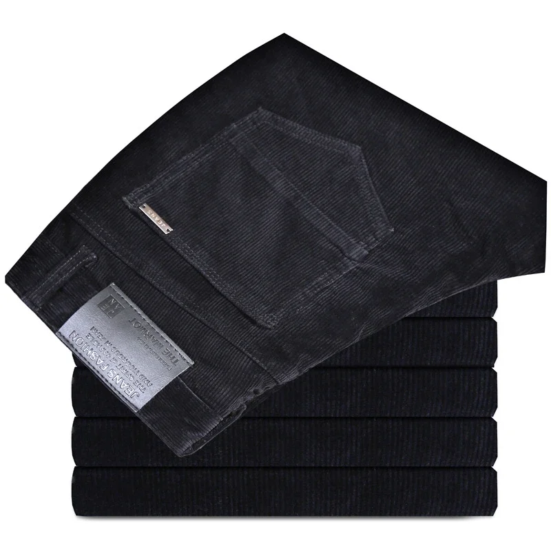 Male Business Men's Trousers Straight Corduroy Casual Pants