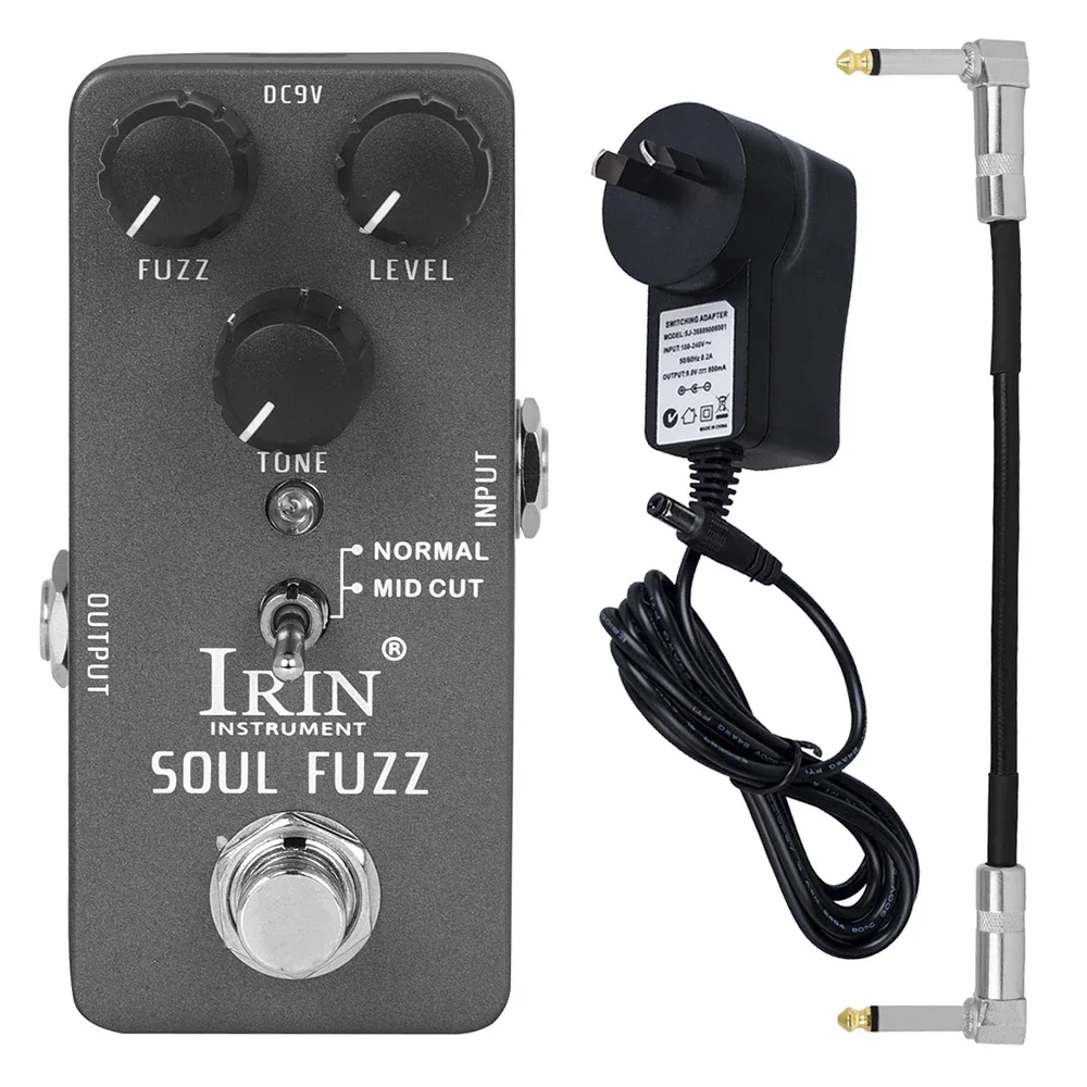 Irin エフェクター IRIN-RS-11-エレキギター効果,Soul,fuzz,真のバイパス,ミニ