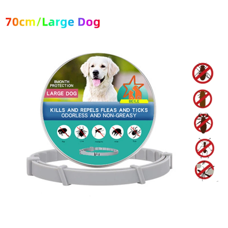 Dog Anti Flea Ticks Antiparasitic Cats Collar Retractable Mosquitoes Repellent Pet Collars For Puppy Cat Large Dogs Accessories