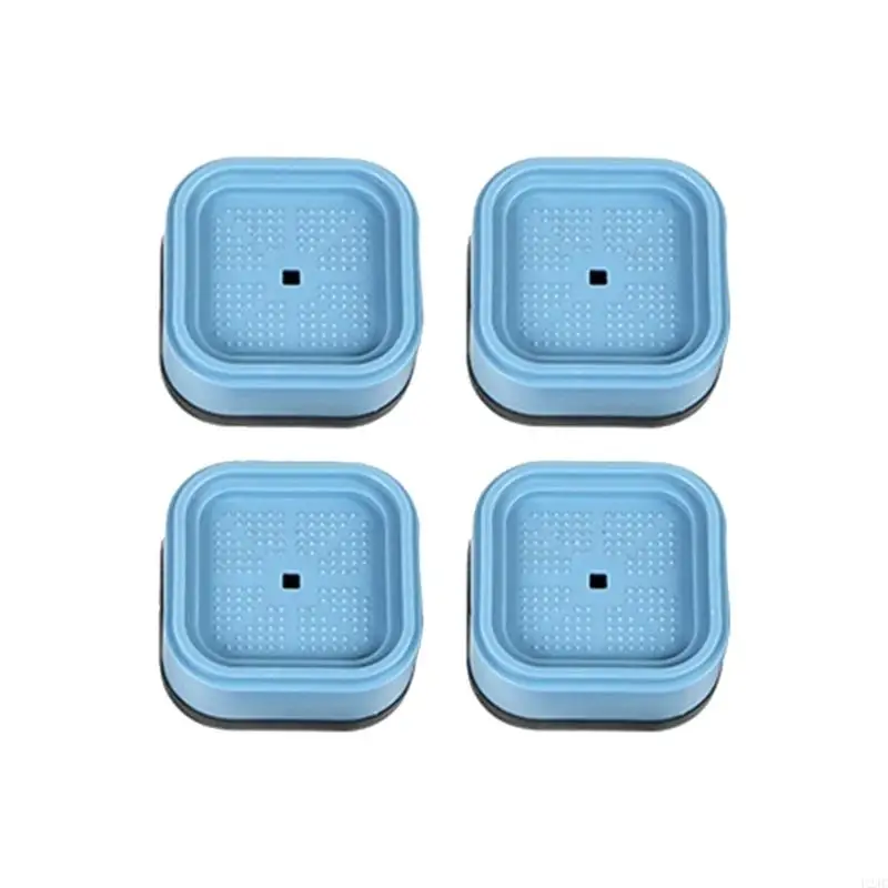 U2JC 4Pieces Stackable Washing Machine Risers Bed Lifts Adjustable Furniture Risers For Raising Sofa Table Chair Desk Legs