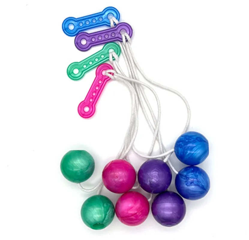 Fidget For Anxiety Click Clack Clackers Balls On A String Finger Toy Stress Adults Kids Juguete Para Aliviar El Estr&eacute;s Gift