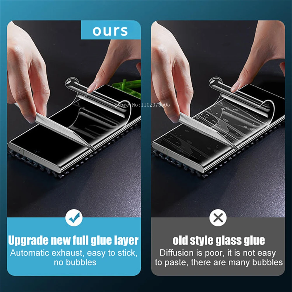 4-Pack HD Hydrogel Screen Protector Films