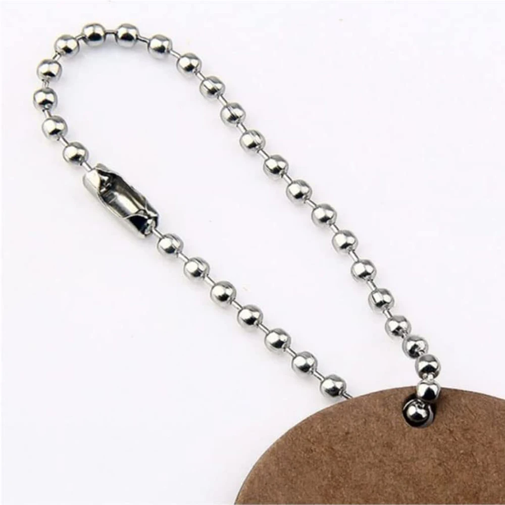 Catena A Sfere In Acciaio Inox Per Collana E Bracciale - 15 Cm, 2,4 Mm, Con Connettori