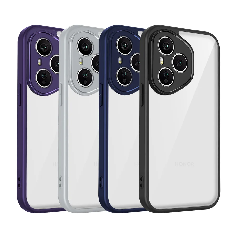 Luxury Matte Acrylic Shockproof Phone Case - Armor Design