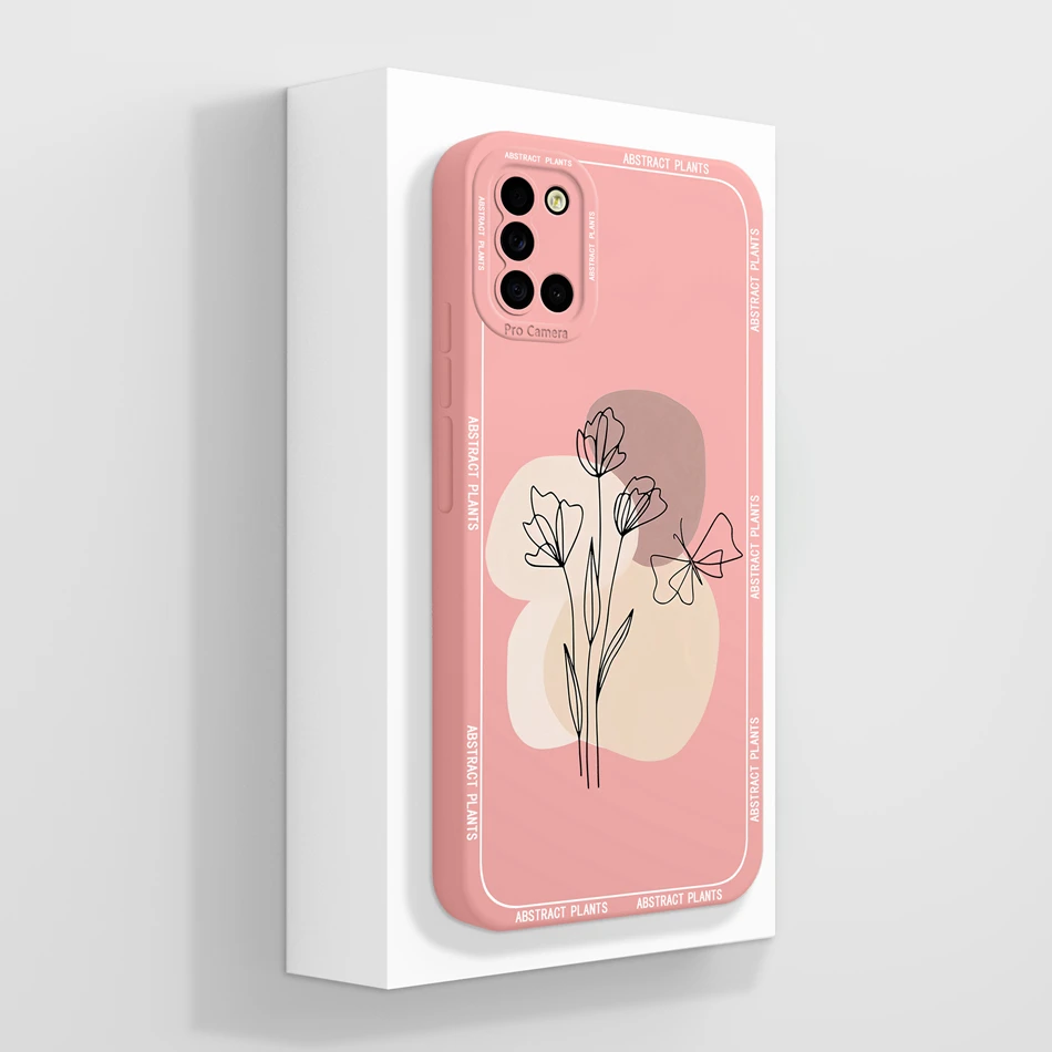 Aesthetic Soft Silicone Phone Case with Full Protection and Anti-Shock Design