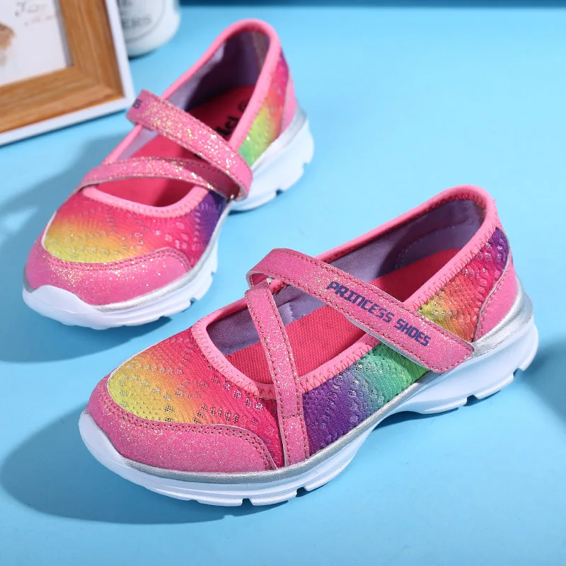 

Summer Children Shoes Brand Soft Sandals Shoes Girls Comfortable Sport Kids Non-slip Beach Shoes Girl Princess Flat Shoes