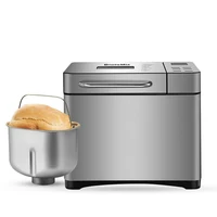 650W 1KG Bread Maker Stainless Steel Automatic Stir Raw Dough Dispense Fruit Nut Bake 3 Sizes Toaster 17-in-1 Bread Machine 220V 1